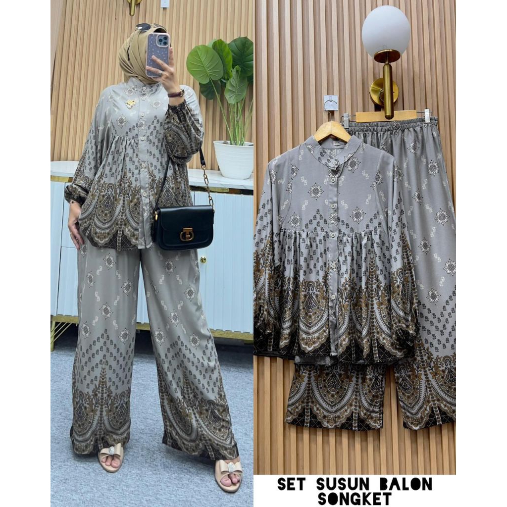 Davina one set balon rayon premium