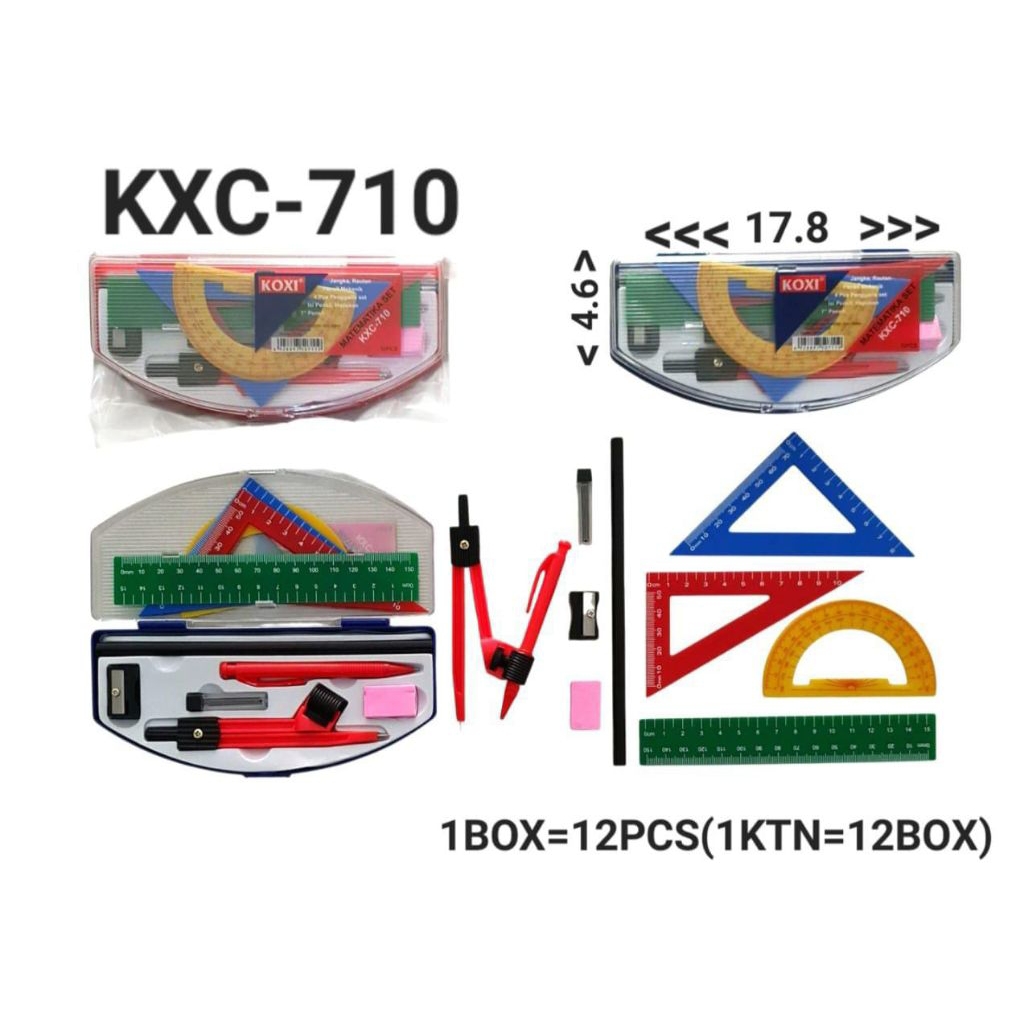 JANGKA KXC-710 KOXI/ MATH SET