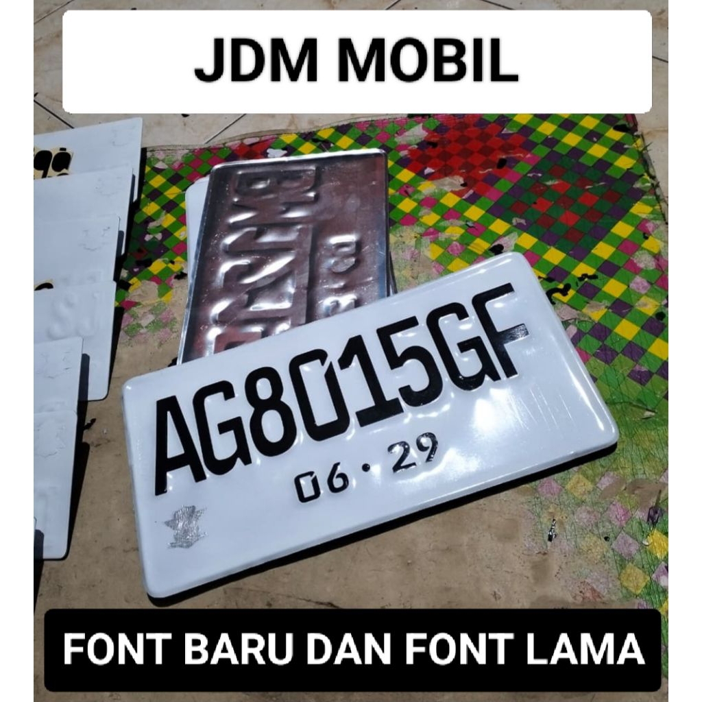 PLAT JDM  + frame // PLAT WEDDING // CUSTOM BEBAS // MOBIL