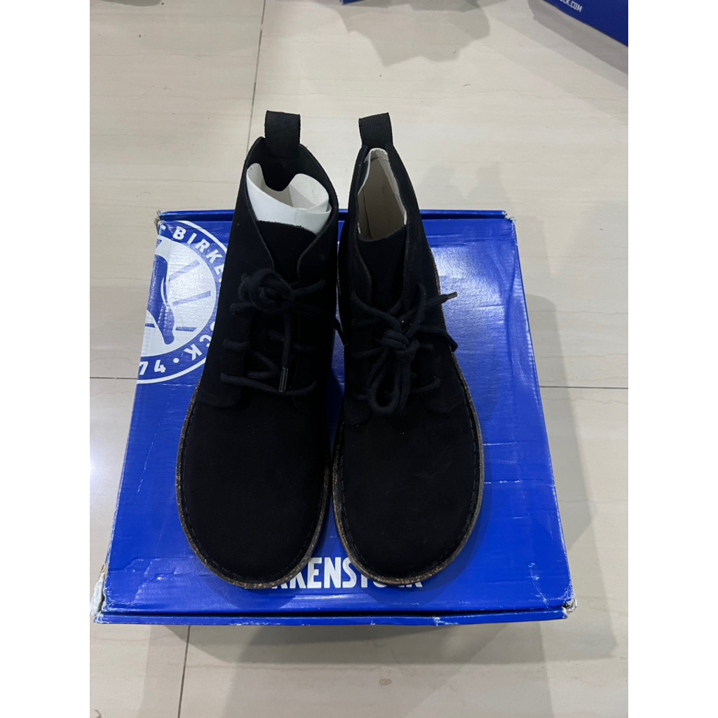 Birkenstock UPPSALA Mid Suede Leather Black 100% Original