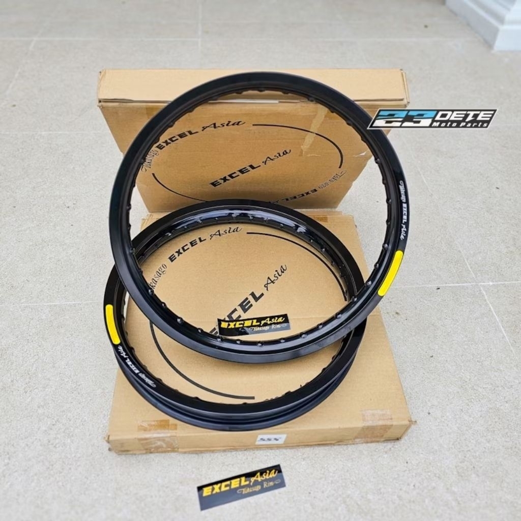 velg Takasago excel asia tk hitam 1.40 1.60 & 1.85 Ring 17