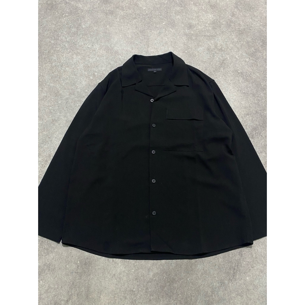 Spao for man open collar shirt