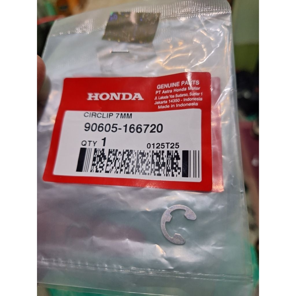 90605-166720 (1 pcs) Circlip 7MM KIP KAMPAS GANDA VARIO 125 KIP KAMPAS GANDA VARIO 150 KIP KAMPAS GA