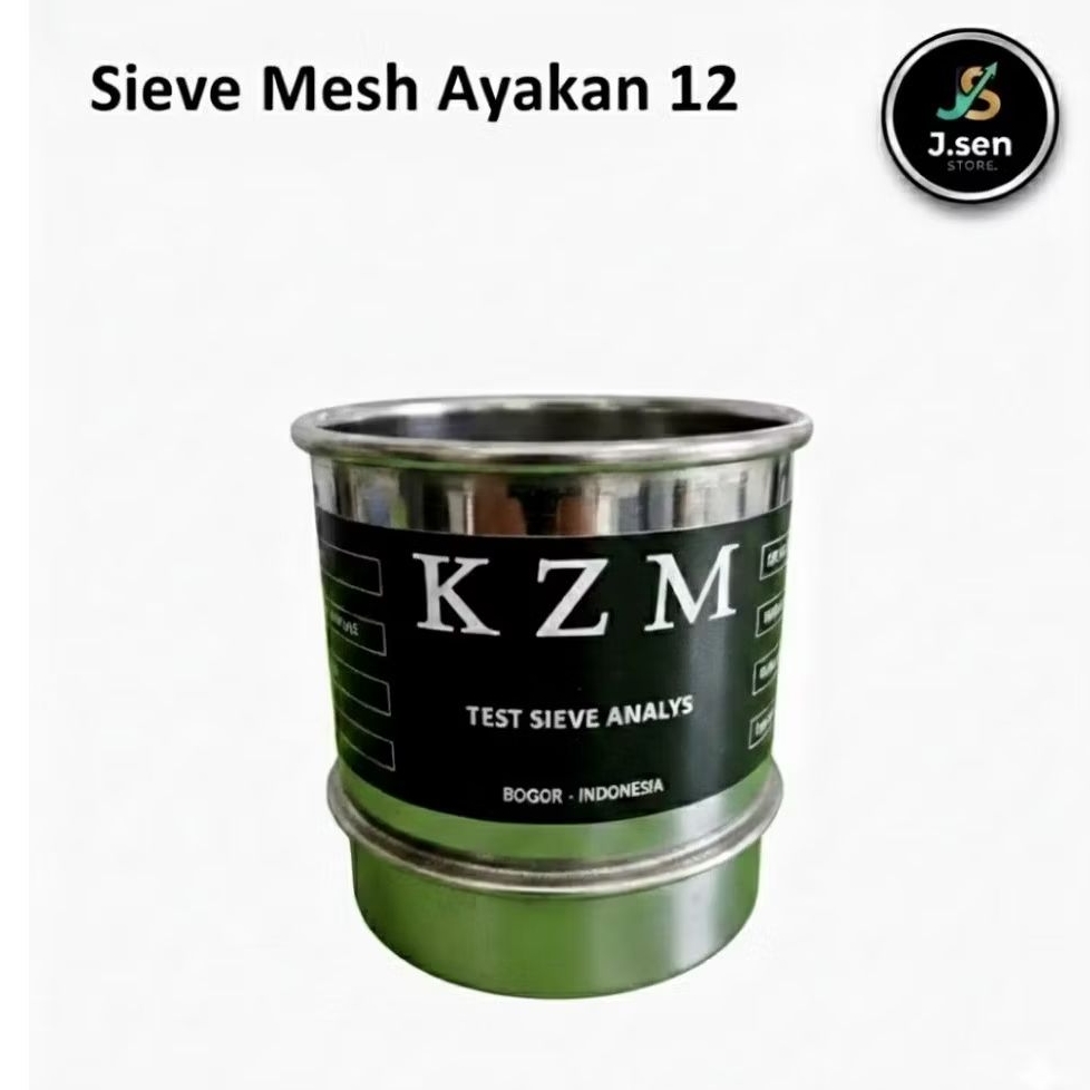 KZM Sieve Ayakan Stainless Mesh 12 (1, 70 mm) Diameter 6 cm