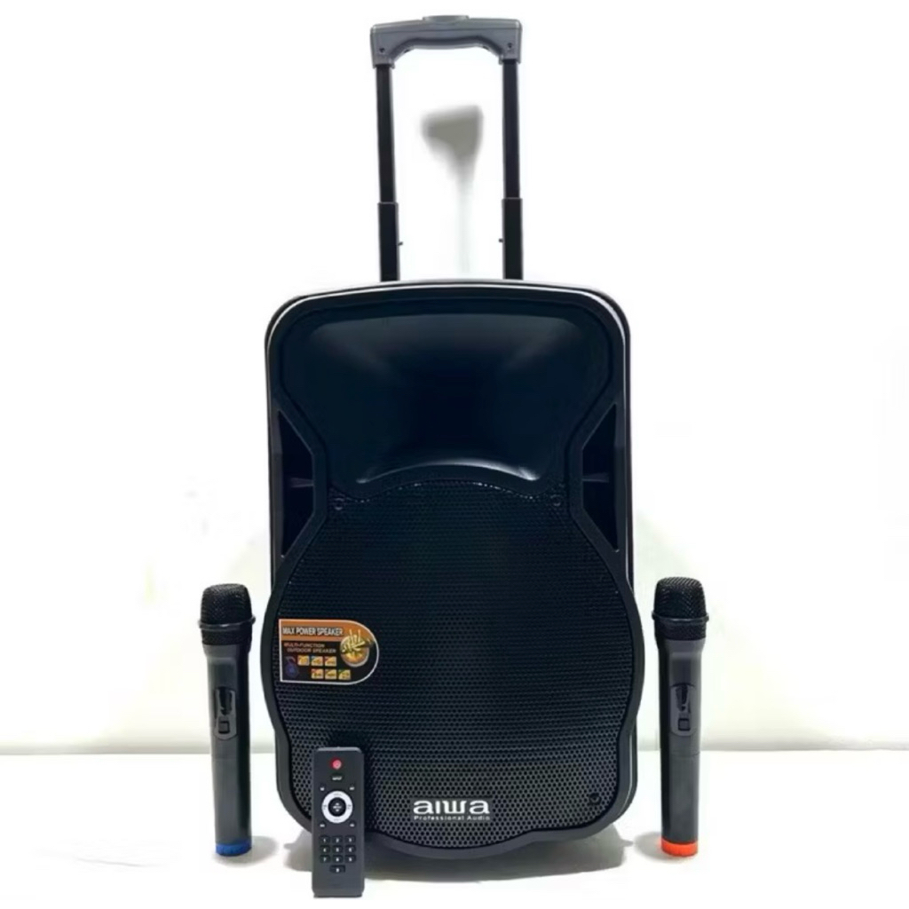 aiwa 12 inci speaker portable aiwa