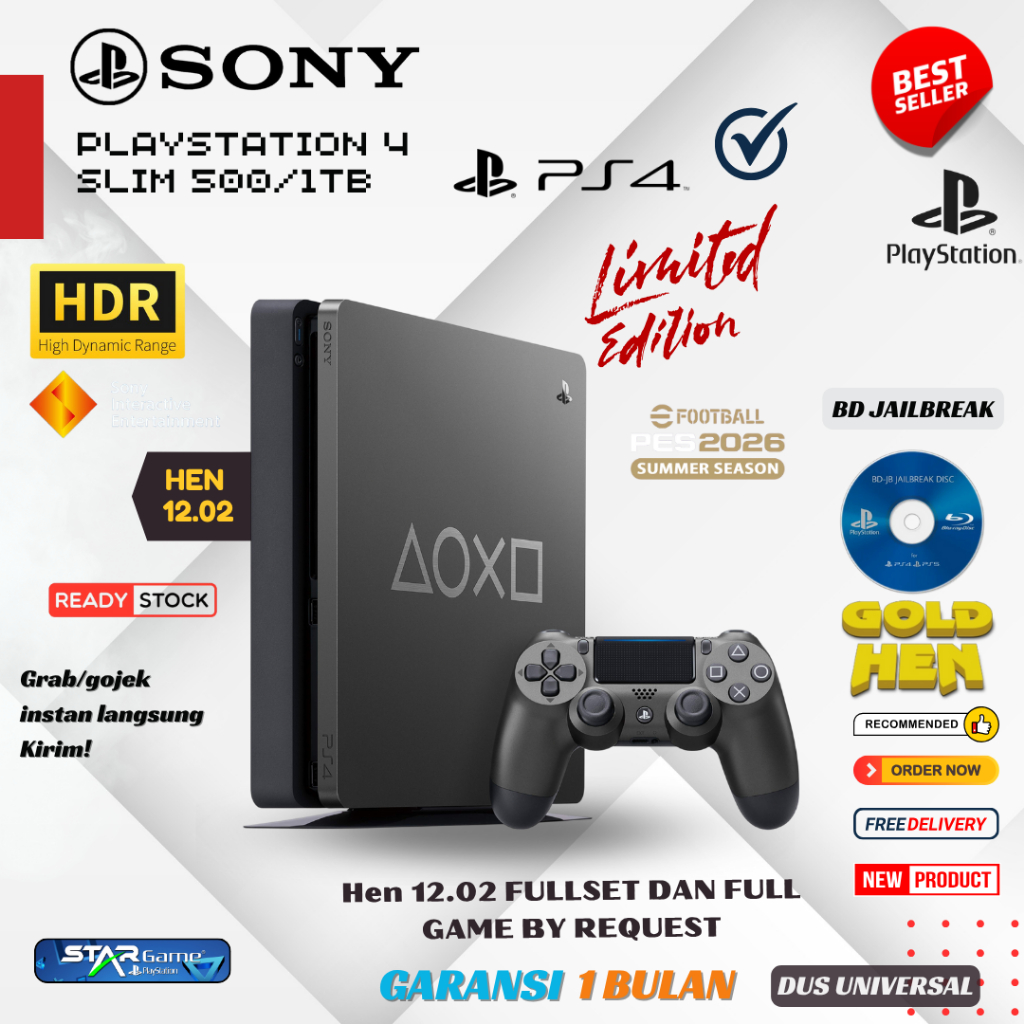 Ps4 Slim Hen Full Game Playstation 4 Hen Limited Edition