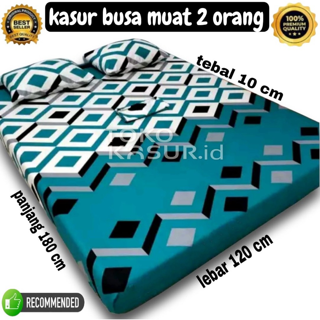PROMO kasur busa D26 Berkualitas mpuk ANTI KEMPES uk 180x120x10 cm Muat untuk 2 orang