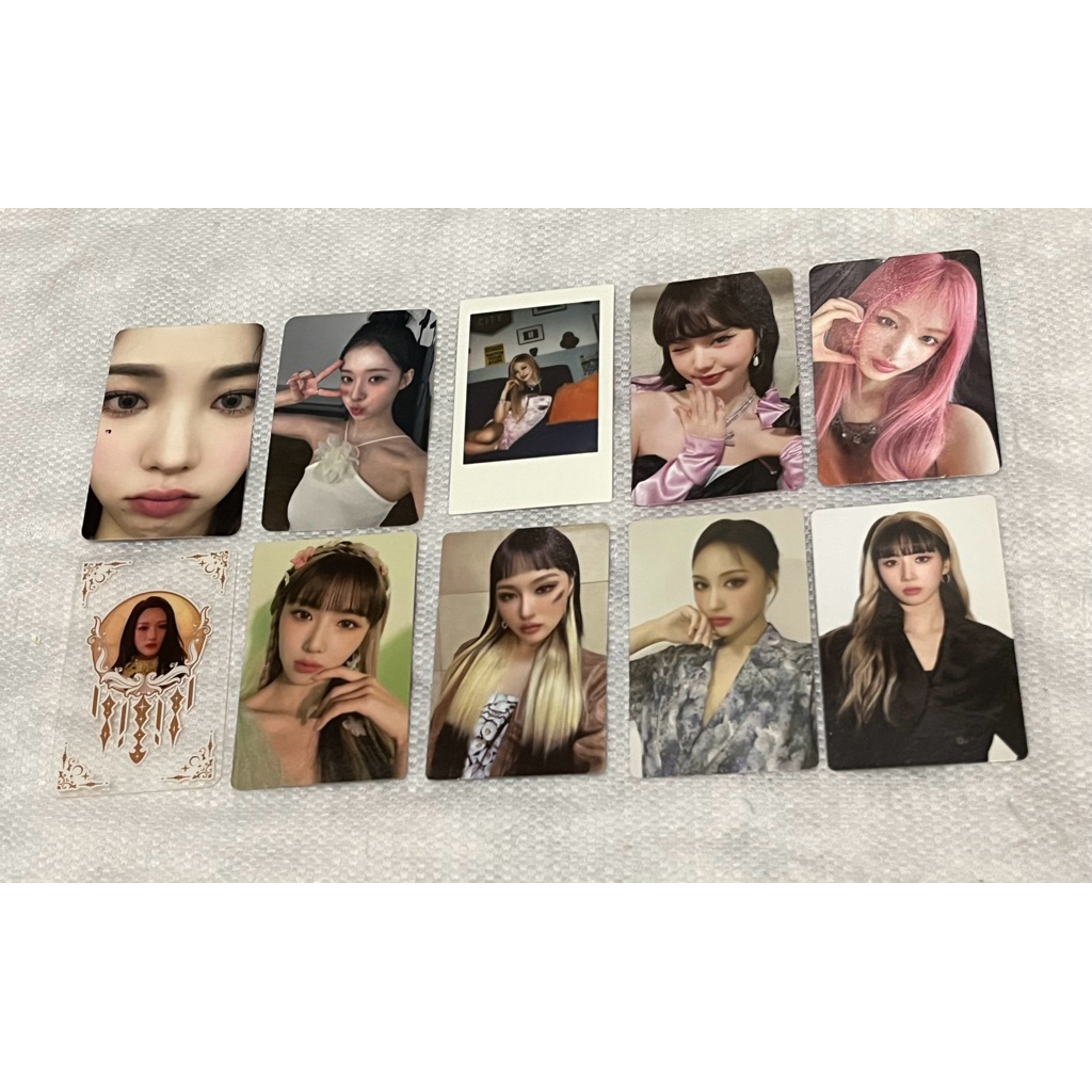 [Clear Sale] wts photocard official karina zoom winter pob wonyoung liz dreamcatcher yohyeon siyeon