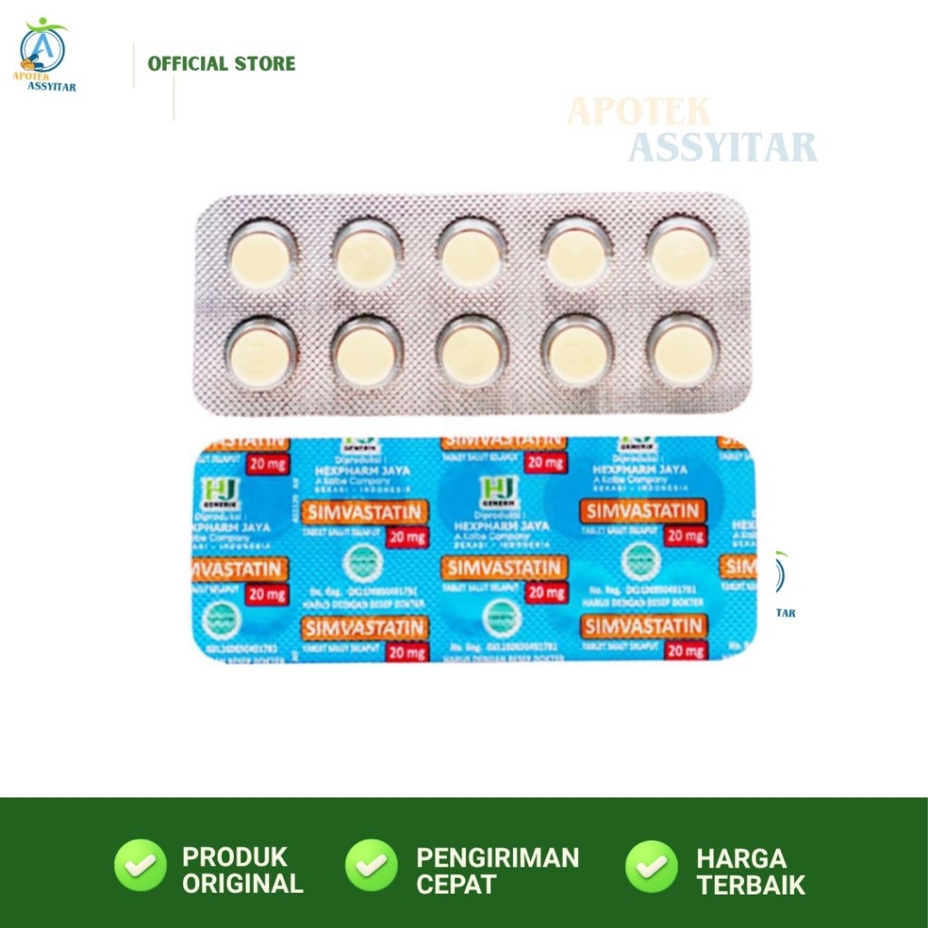 jual//simvastatin 20mg hj perstrippppp