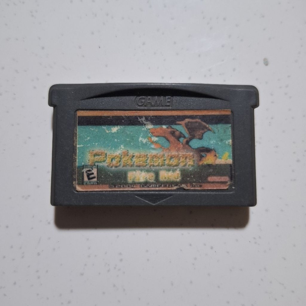 Kaset Gameboy Advance Pokemon Fire Red Second