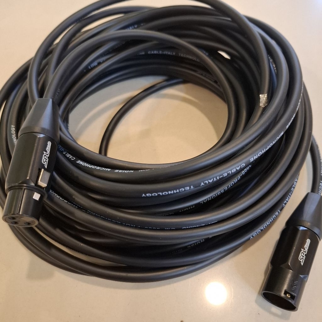 Kabel Audio Mic/Mixer SpL CM3000/Kabel dan Jack SPL Male to Female 15Meter