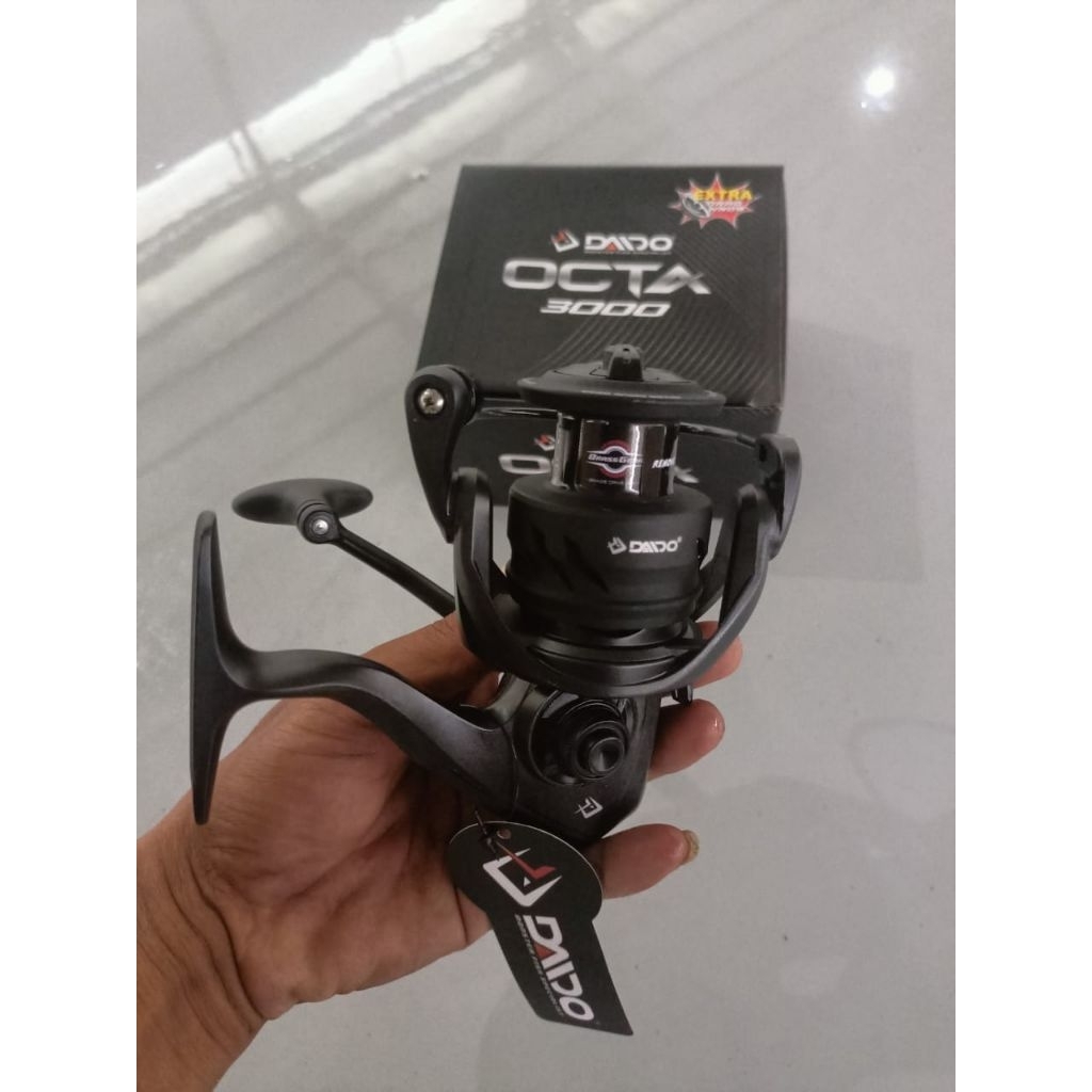reel daido Octa reel power handle brass gear