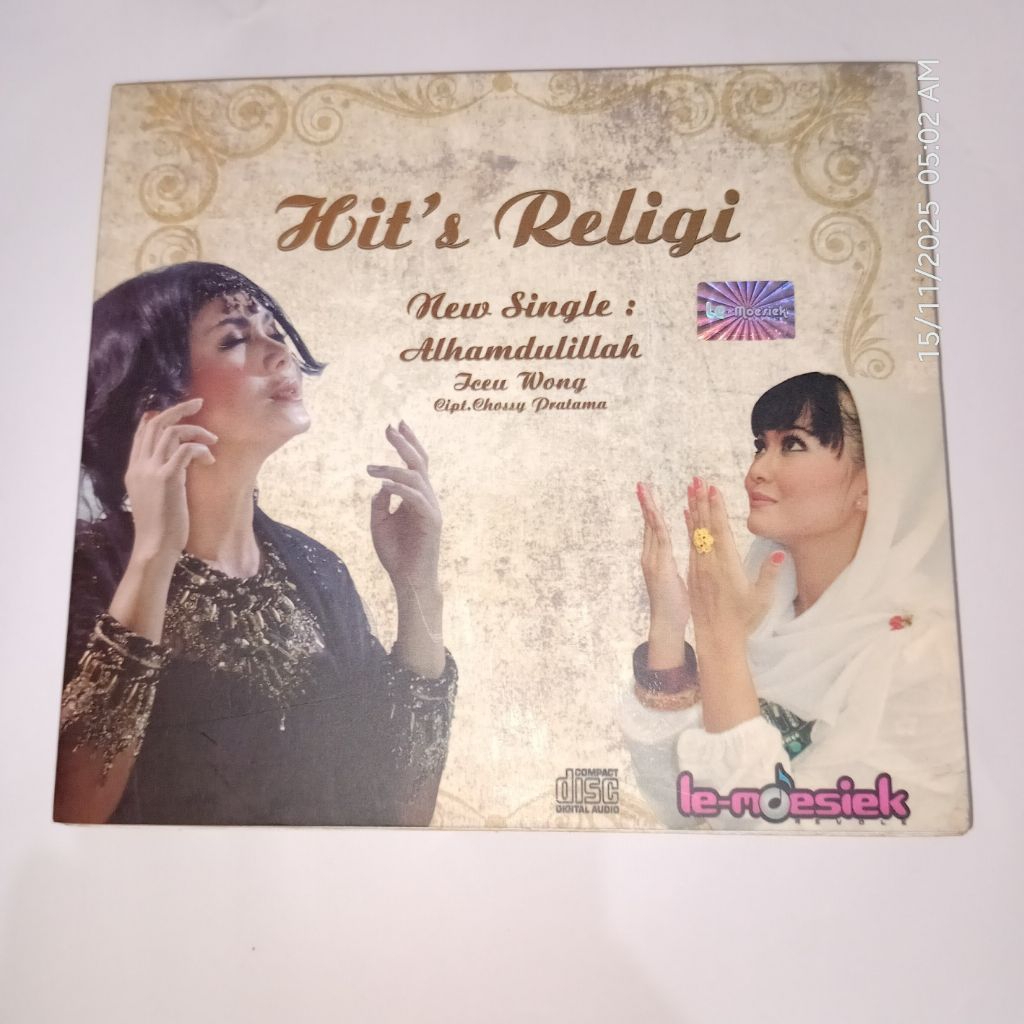 CD ORIGINAL VA HITS RELIGI YUNI SHARA NETTA KD NOVIA KOLOPAKING