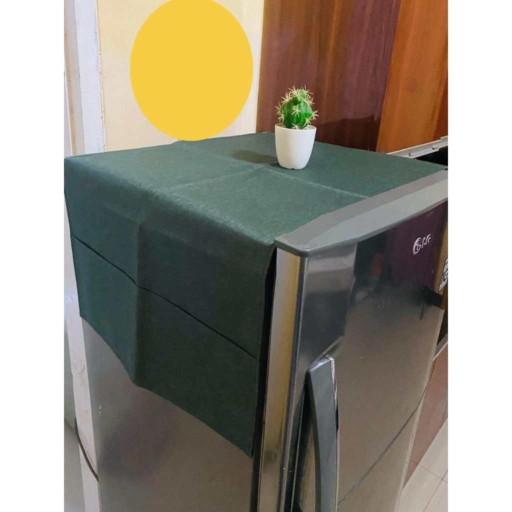 ALAS KULKAS Waterproof TUTUP KULKAS COVER KULKAS EASTHETIC
