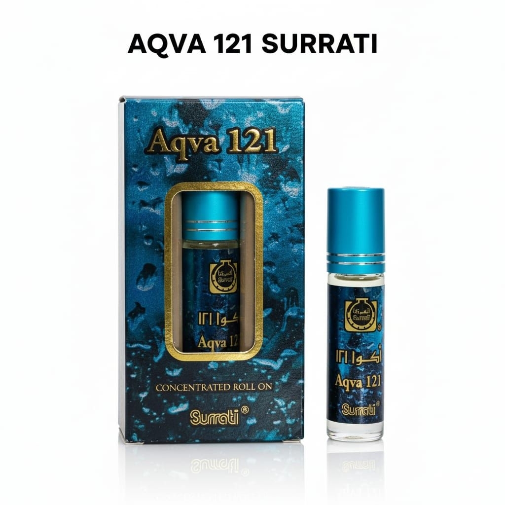 Parfum Roll On Surrati AQVA 121 6ml Non Alkohol Original
