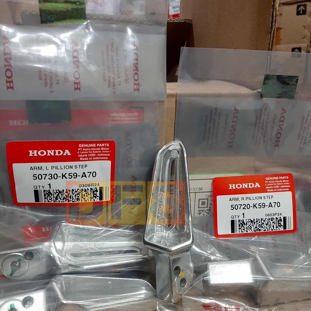 Footstep step belakang kanan kiri set vario pcx esp 150 160 k59