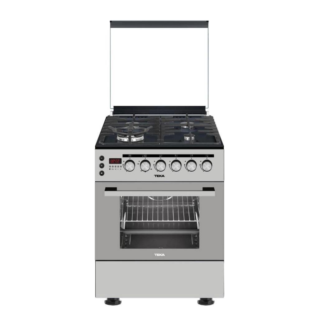 Freestanding Cooker TEKA FS604 / FS 604 Silver - Kompor Gas Oven 4 Burner New