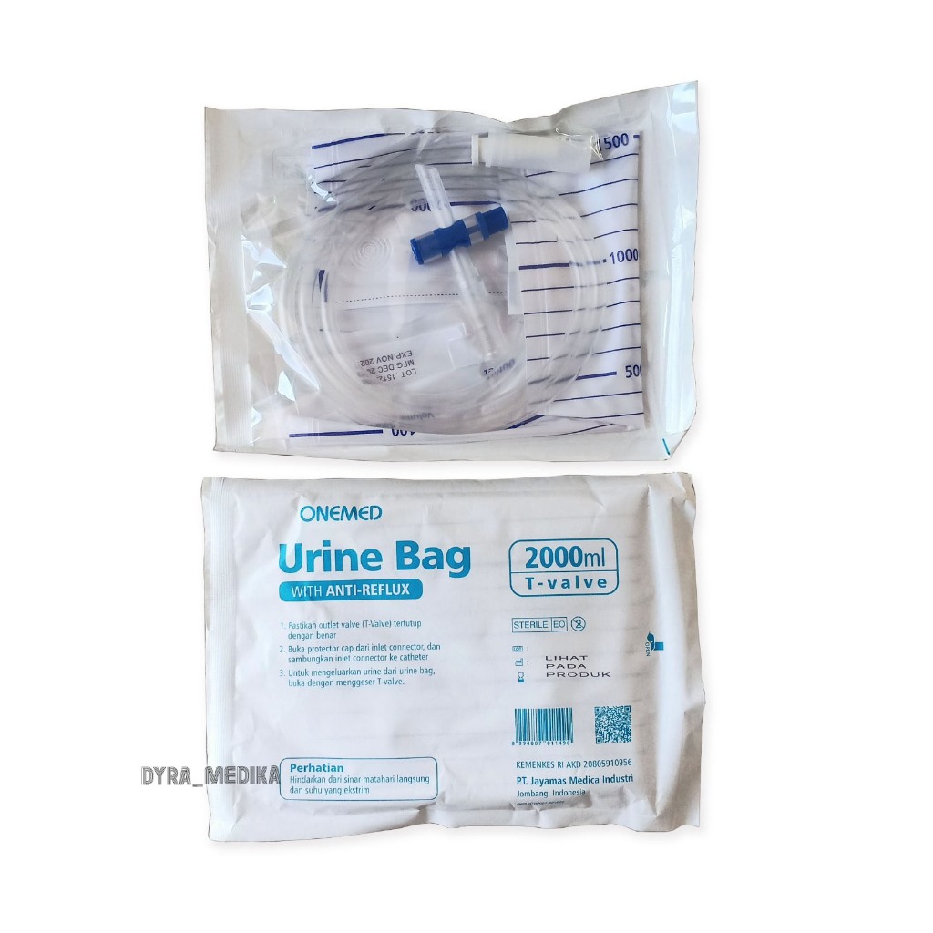 Urinbag T-valve Onemed