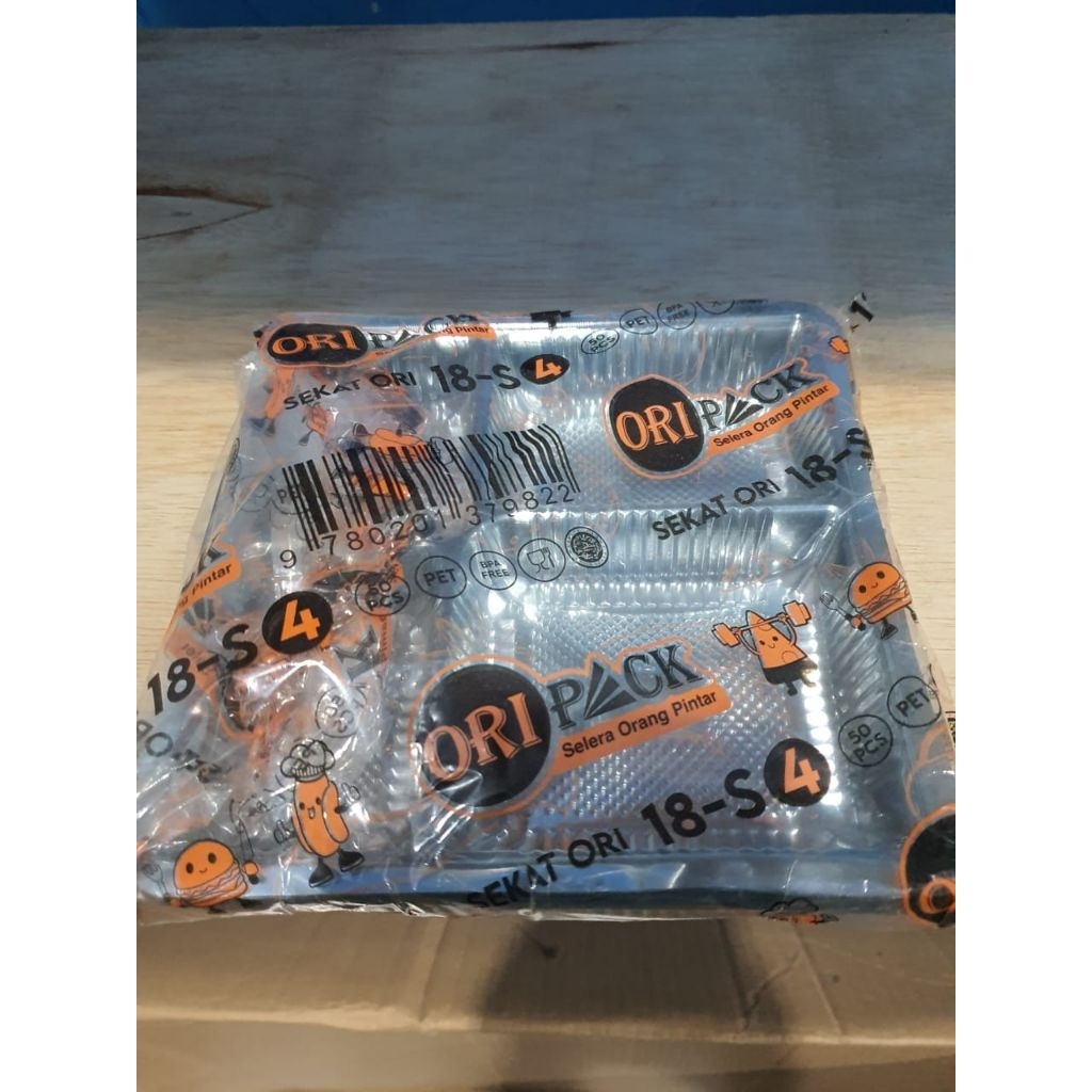 sekat kotak nasi partisi mika uk 18