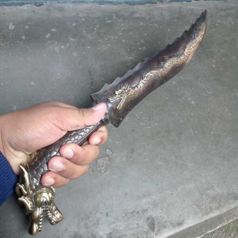 koleksi betok kepala naga warna hitam unik