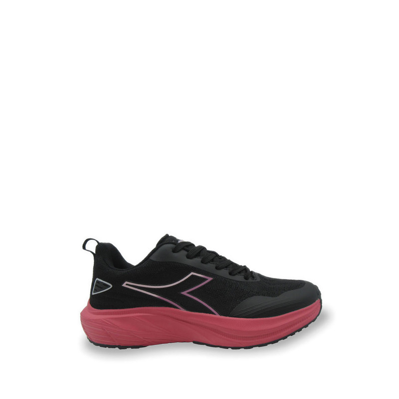 TERLARIS Diadora Piogia Women’s Running Shoes Black Pink – Sepatu Lari Wanita Original Ringan