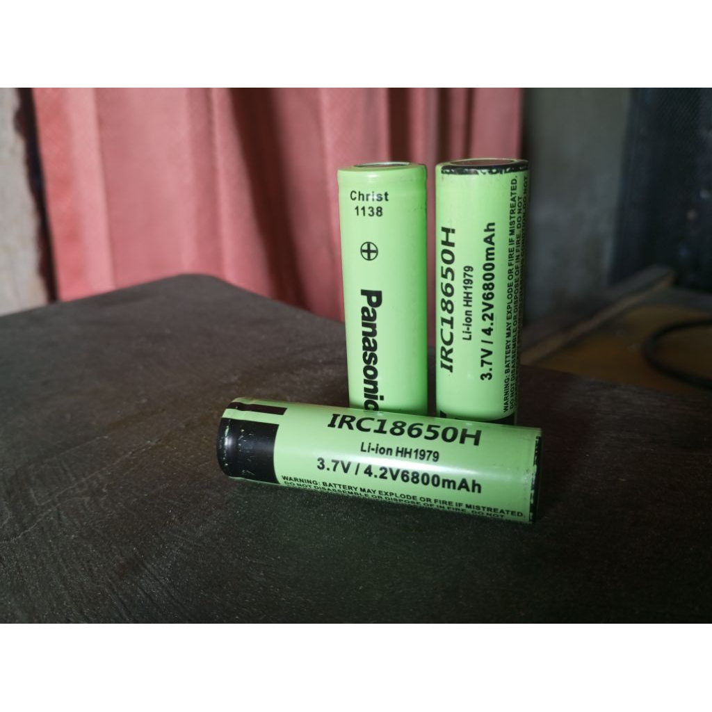 baterai 18650 panasonic baru