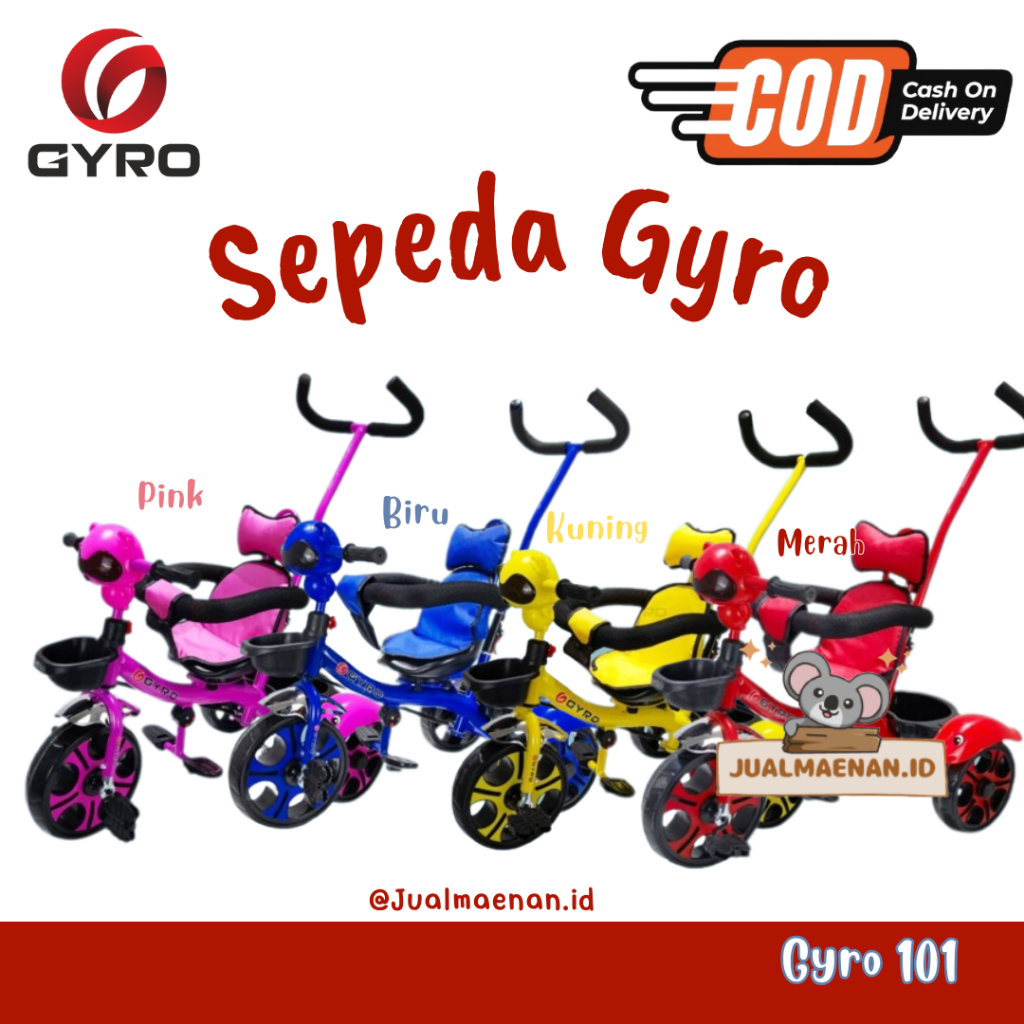 Sepedaan Roda Tiga Anak GYRO 101 Murah