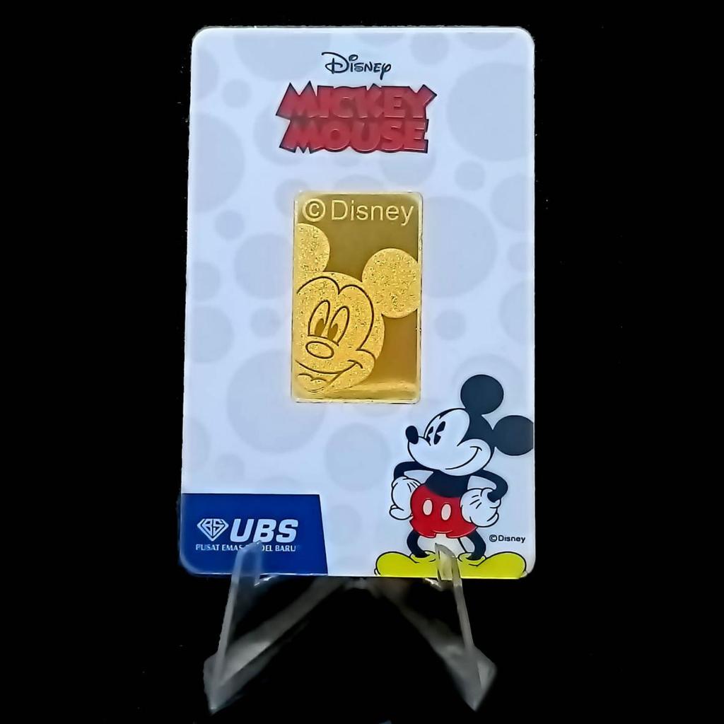 Emas UBS Disney Mickey 10 gram gold