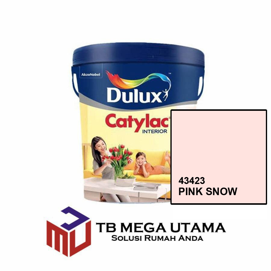 Dulux Catylac Interior 43423 Pink Snow 5 Kg | A | Cat Decorative Tembok Interior