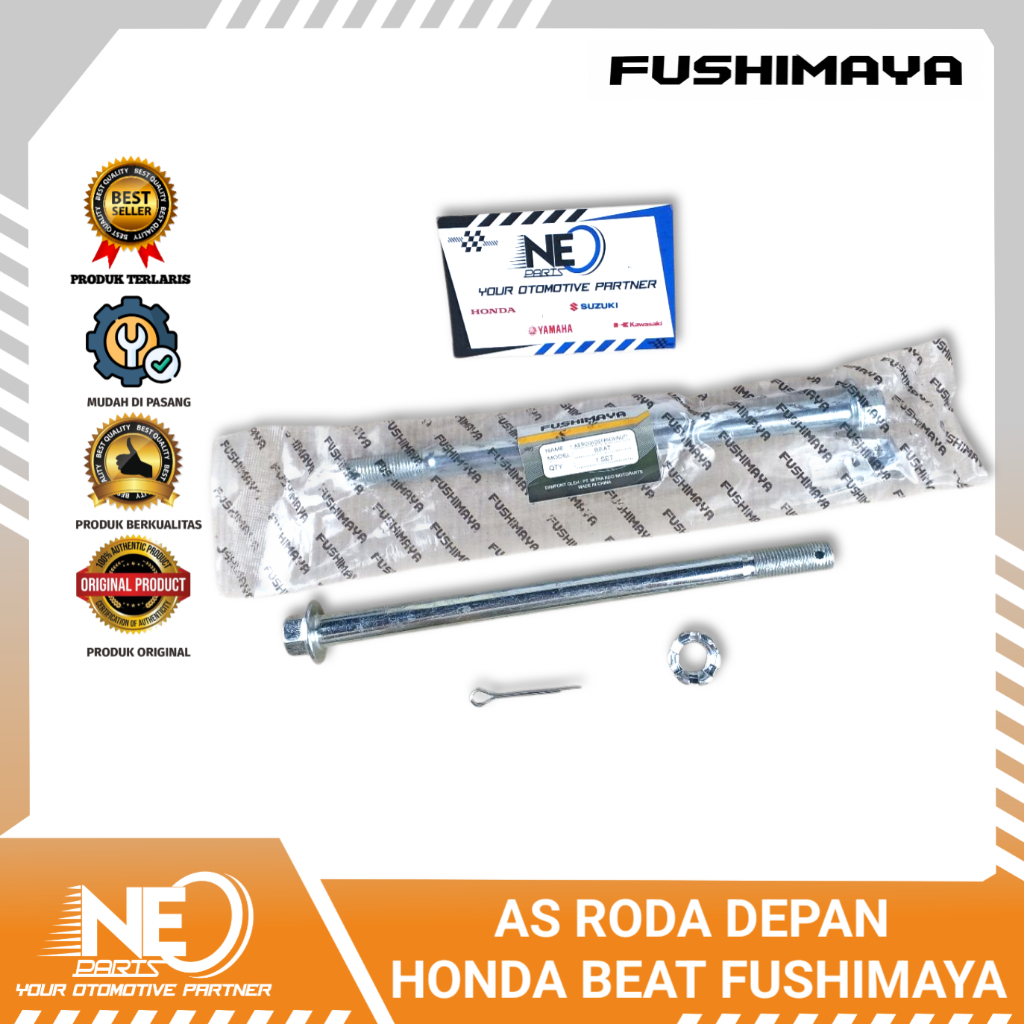 AS RODA DEPAN (W/NUT) BEAT (FUSHIMAYA) ORIGINAL