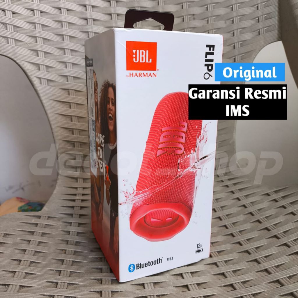 JBL FLIP 6 Original Resmi IMS New segel box Speaker portable waterproof IP67
