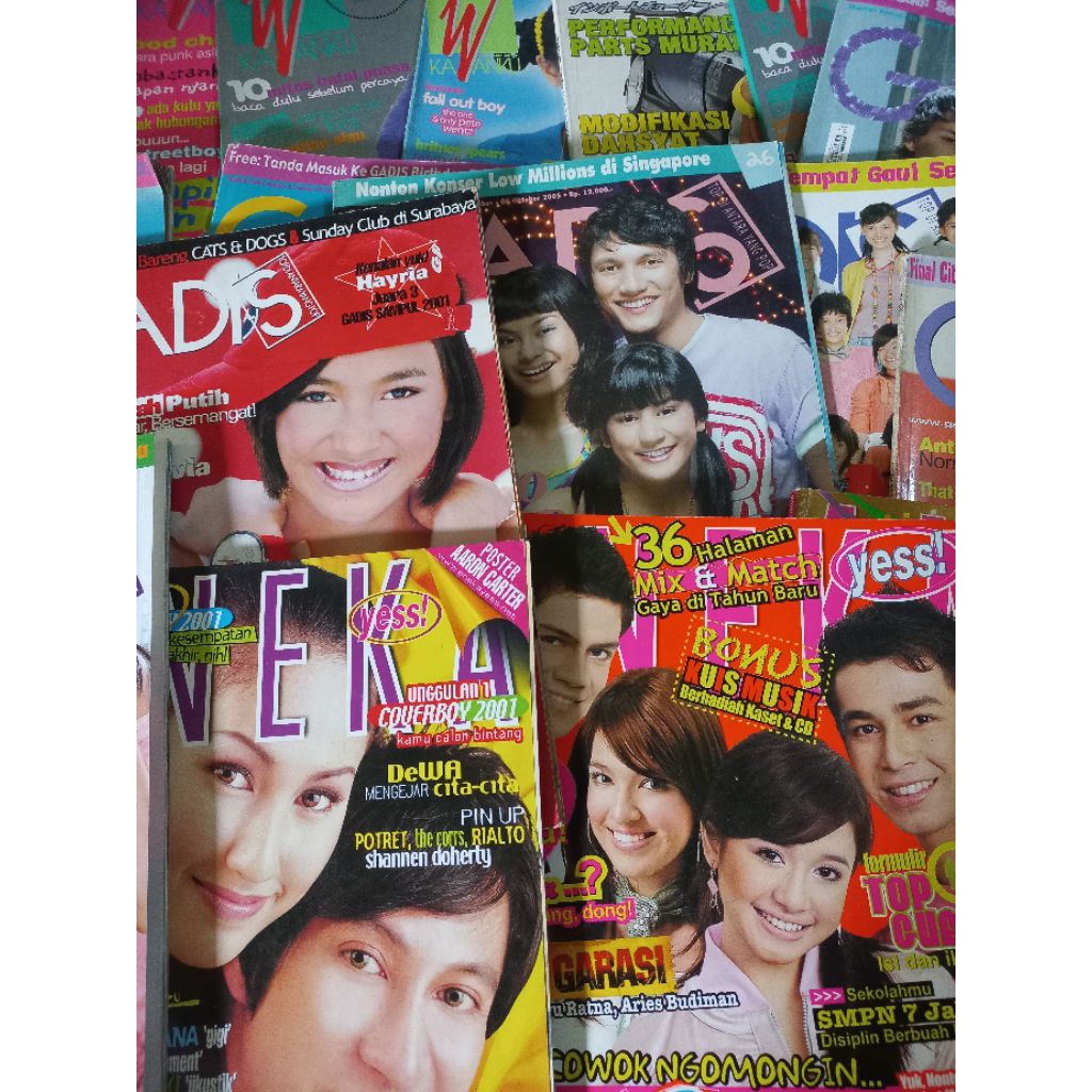 MAJALAH REMAJA GADIS ANEKA KAWANKU BEKAS ORIGINAL