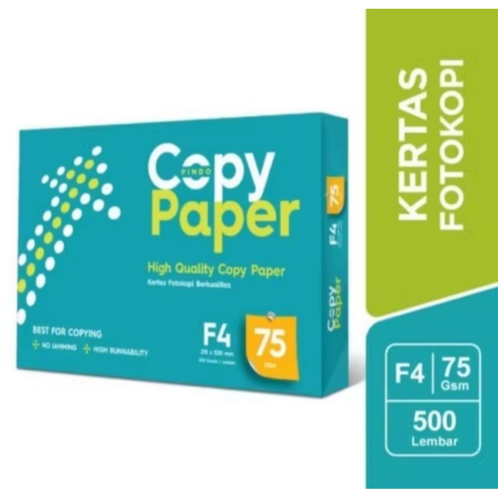 Kertas F4 Copy Paper 75 gsm, kertas copy F4