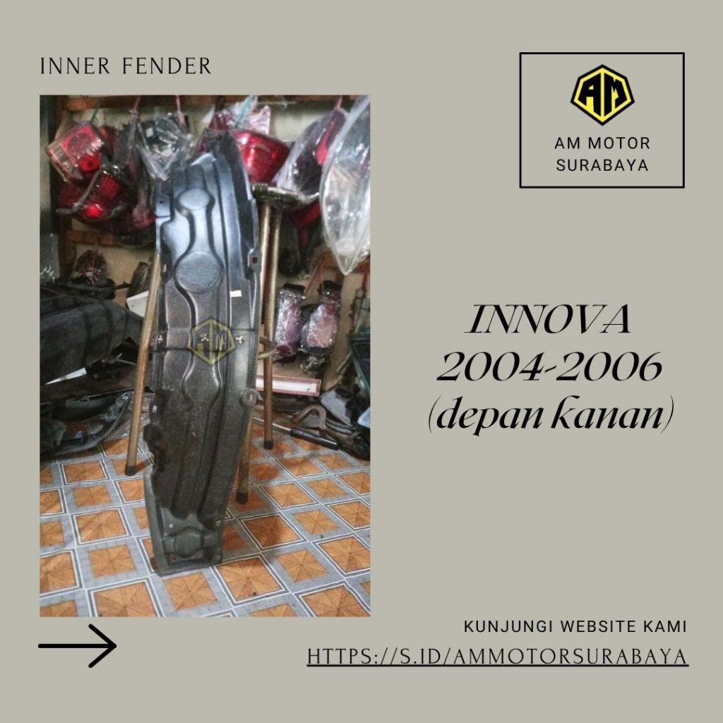Inner Fender INNOVA 2004-2006 (depan kiri)