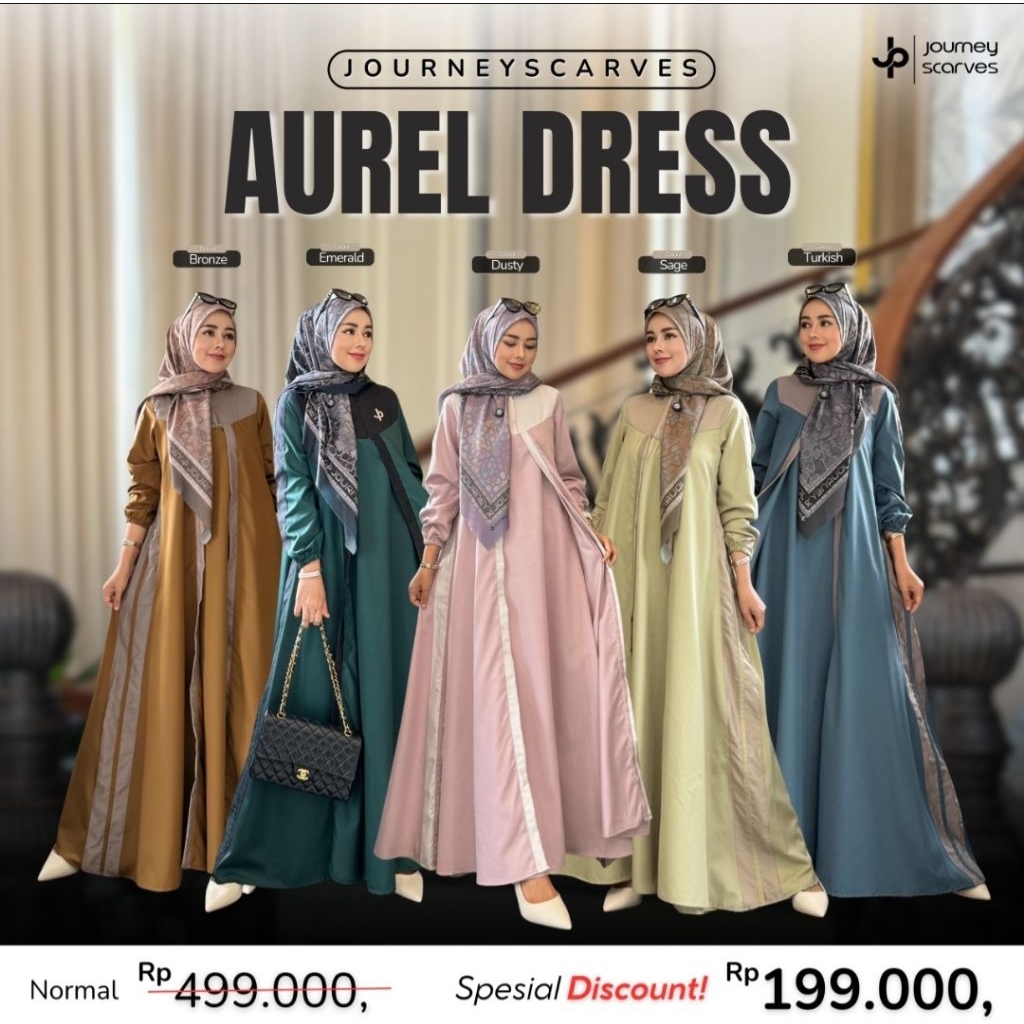 AUREL DRESS BY JOURNEY BAHAN KATUN PREMIUM