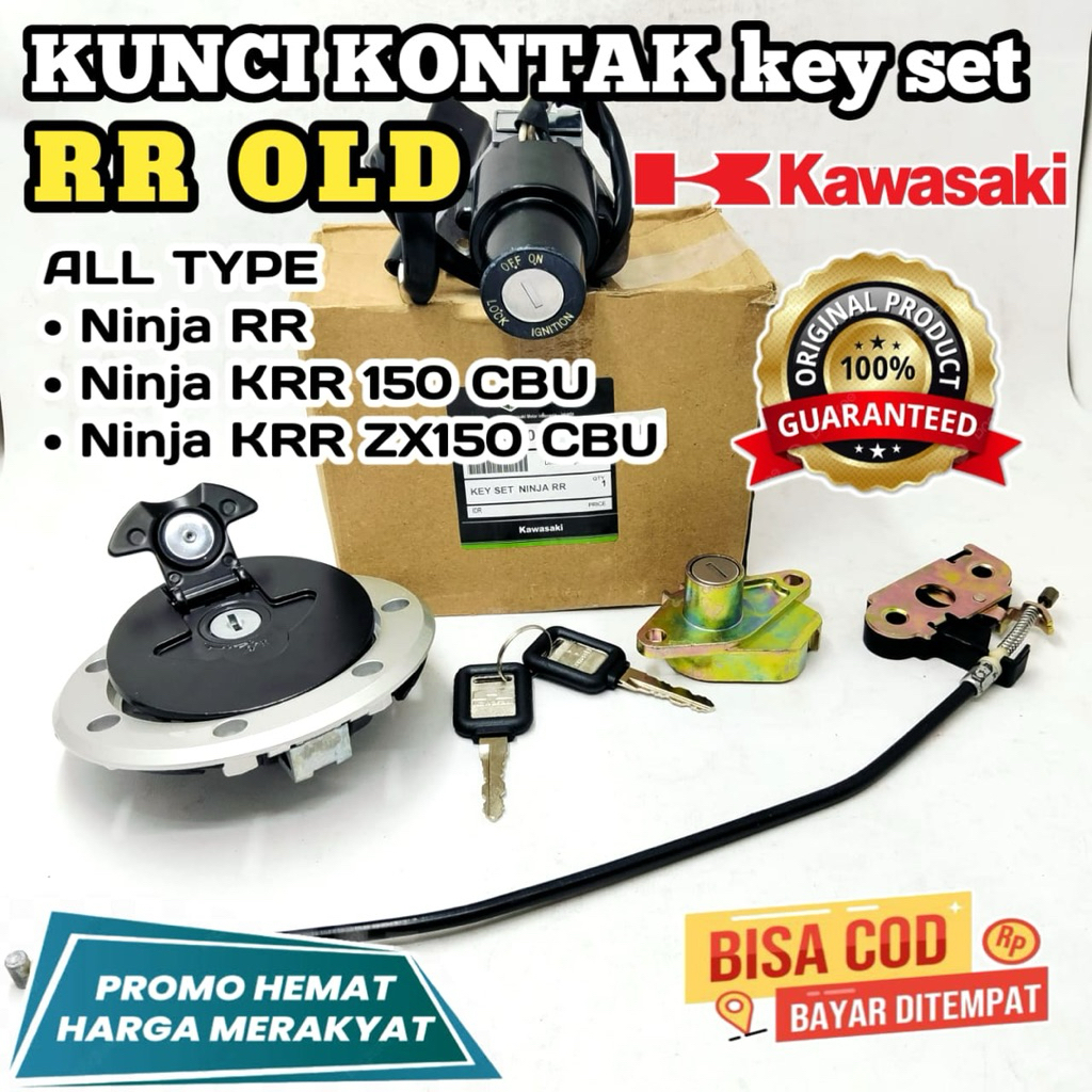 RR OLD KUNCI KONTAK,KAWASAKI,KUNCI KONTAK KAWASAKI NINJA RR OLD,NINJA RR 150 CBU,NINJA RE ZX 150 CBU