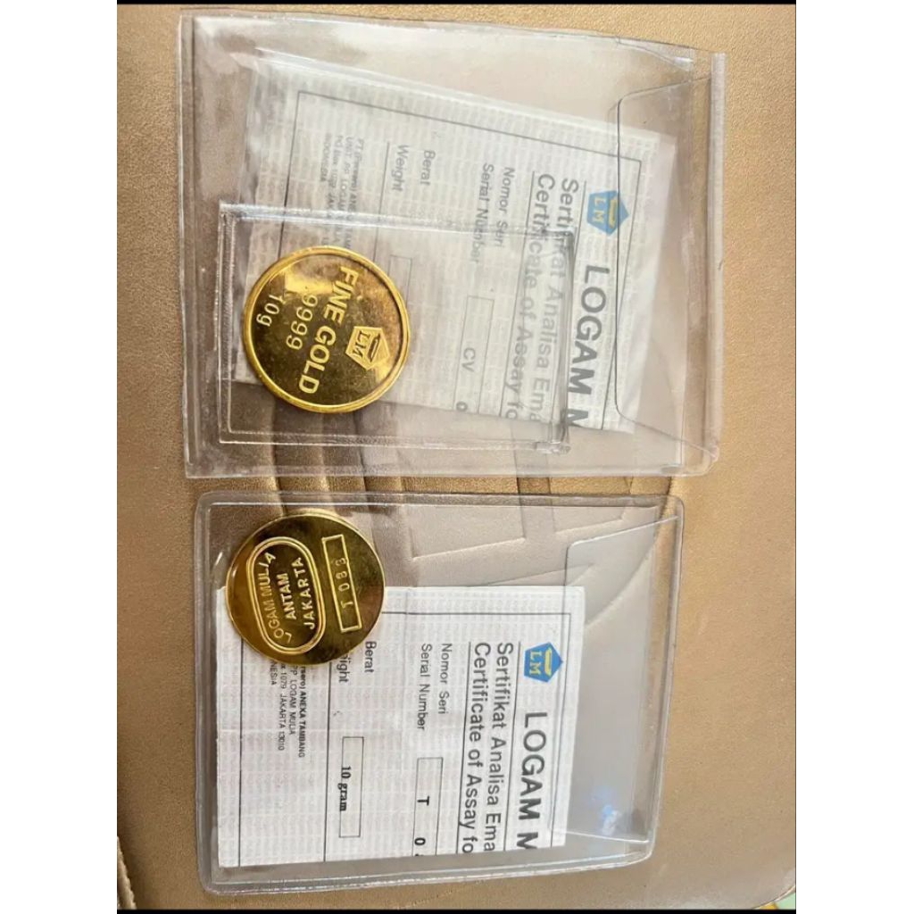 antam retro bulat 10gr 999,9 bersertifikat original