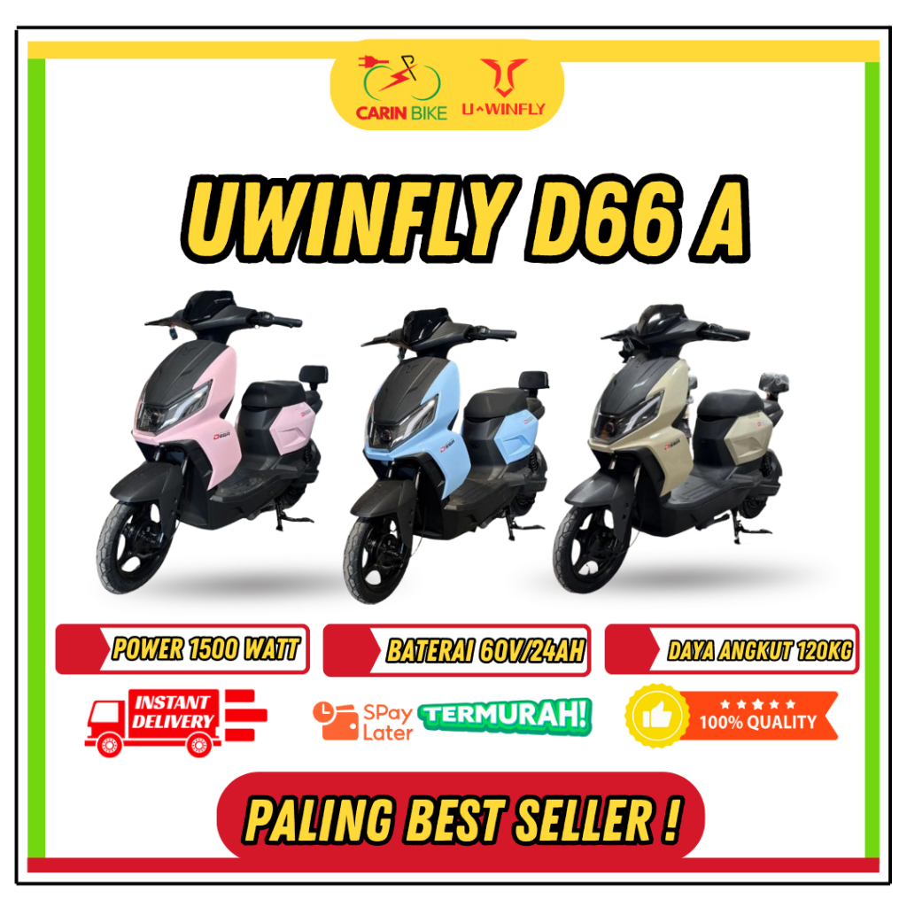 SEPEDA LISTRIK UWINFLY D66 A
