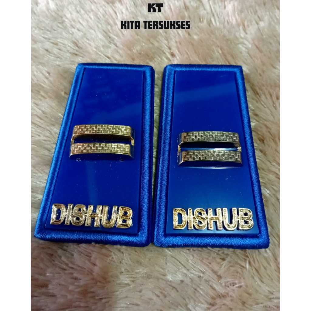 Pangkat dishub 3B lis bordir biru exclusive