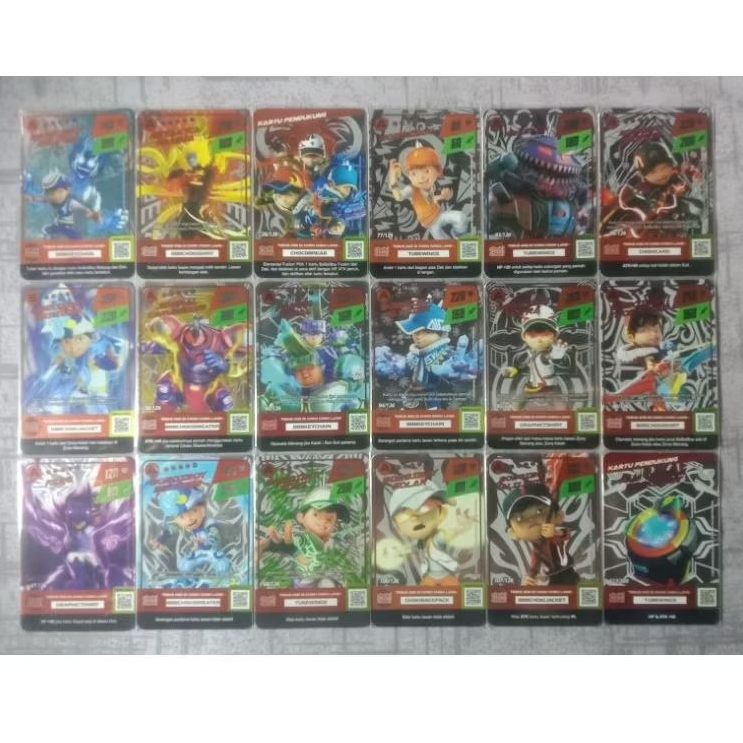 kartu Boboiboy Monsta Galaxy Card Hologram