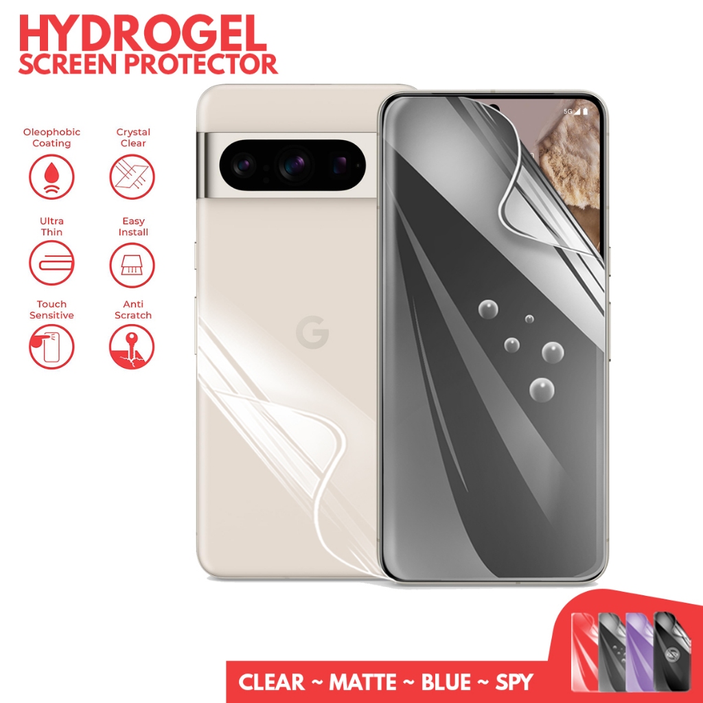 Anti Gores Hydrogel Film Pixel 8 / 8A / 8 Pro - Hydrogel Screen Protector