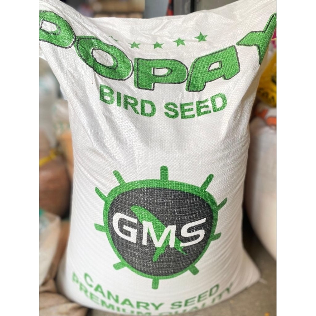 Canary Seed 25 kg Biji Kenari Pakan Makanan Burung