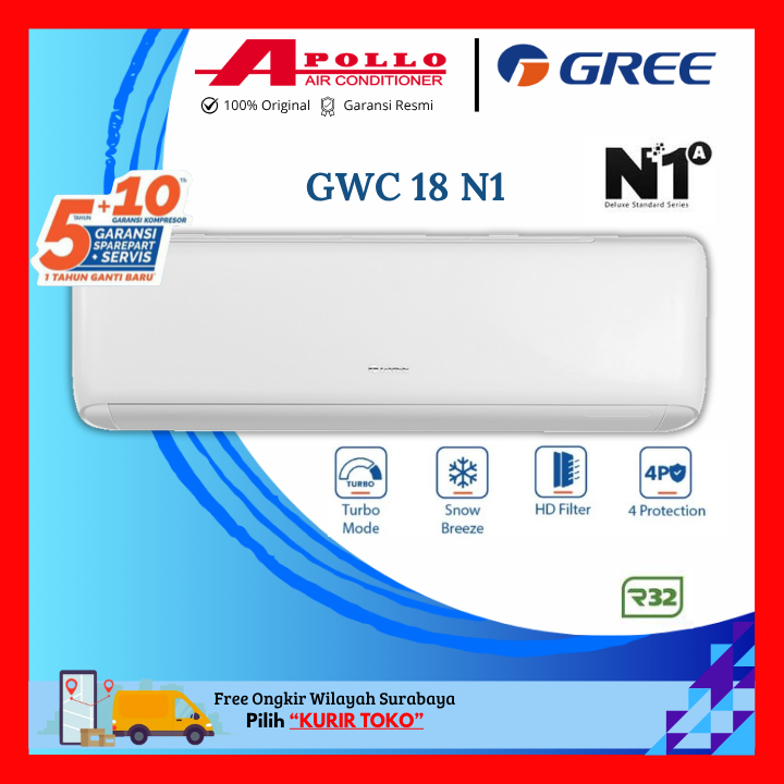 AC SPLIT GREE 2 PK STANDART SERIES GWC 18