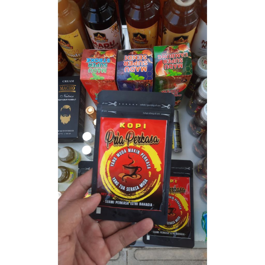 Kopi Pria Perkasa Original 100% / Kopi Stamina Pria / Kopi Jantan / Kopi Kuat / Kopi Pria Tahan Lama