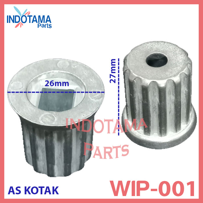 Inti pulsator mesin cuci Kotak PENDEK