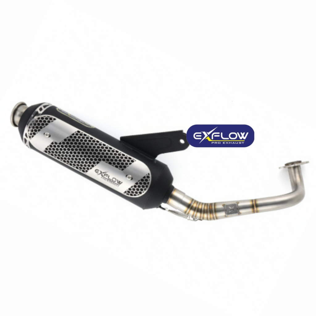 EXFLOW EXHAUST BEAT STD RACING KNALPOT BEAT KARBU SCOOPY KARBU BEAT FI SCOOPY FI STD RACING EXFLOW E