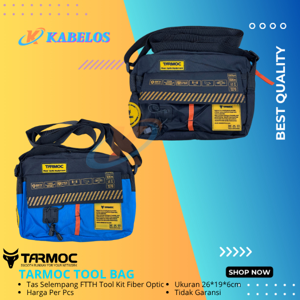 Tarmoc Tool Bag | Tas Selempang FTTH Tool Kit Fiber Optic