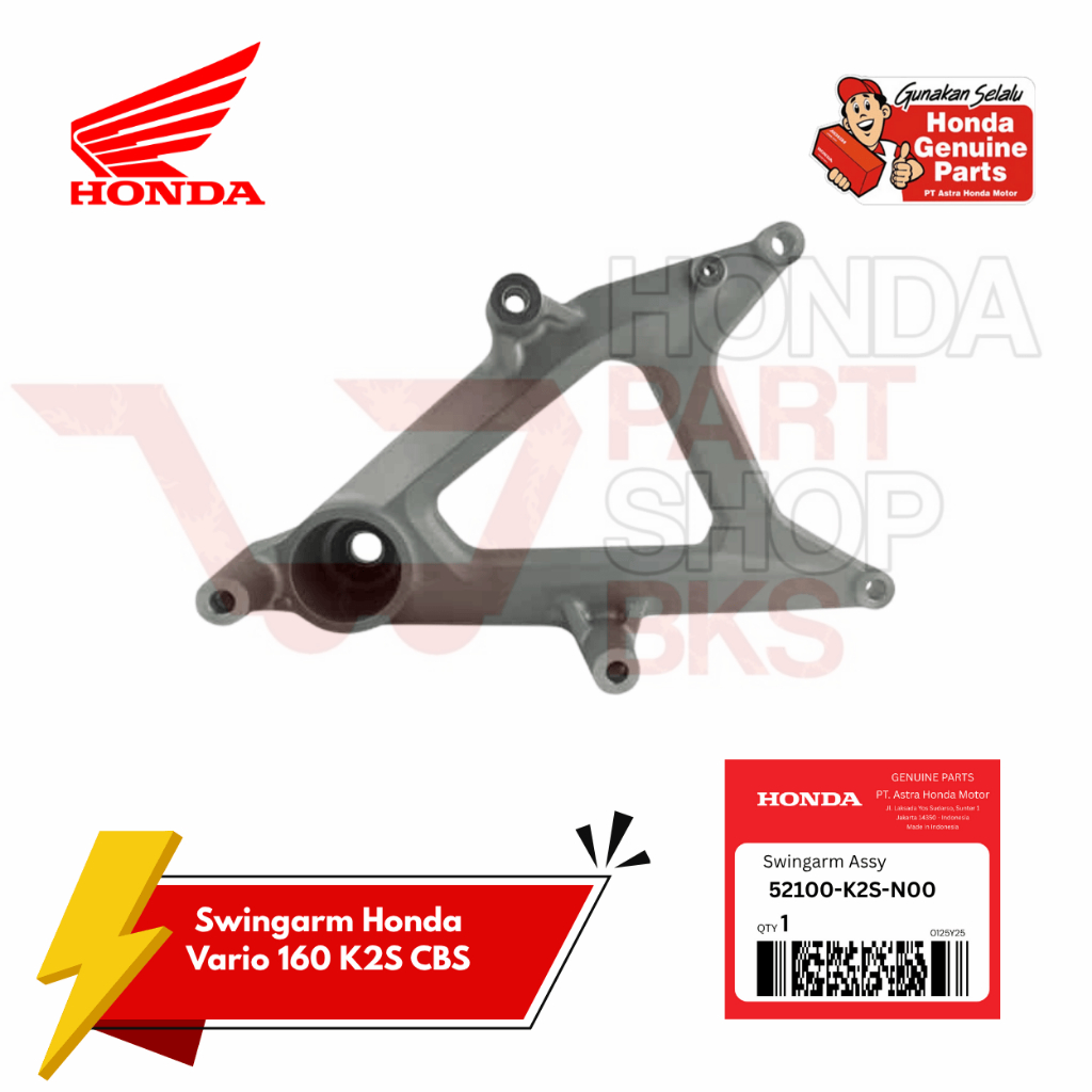 52100-K2S-N00 Swingarm Assy Belakang Swing Arm Honda Vario 160 CBS 2022 - sekarang Stylo 160 Origina