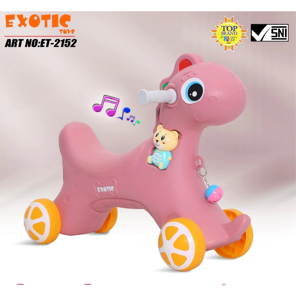 MAINAN ANAK RIDE ON BALANCE BIKE / MAINAN RIDE ON TOYS ANAK MUSIC DAN MAINAN EXOTIC ET-2152