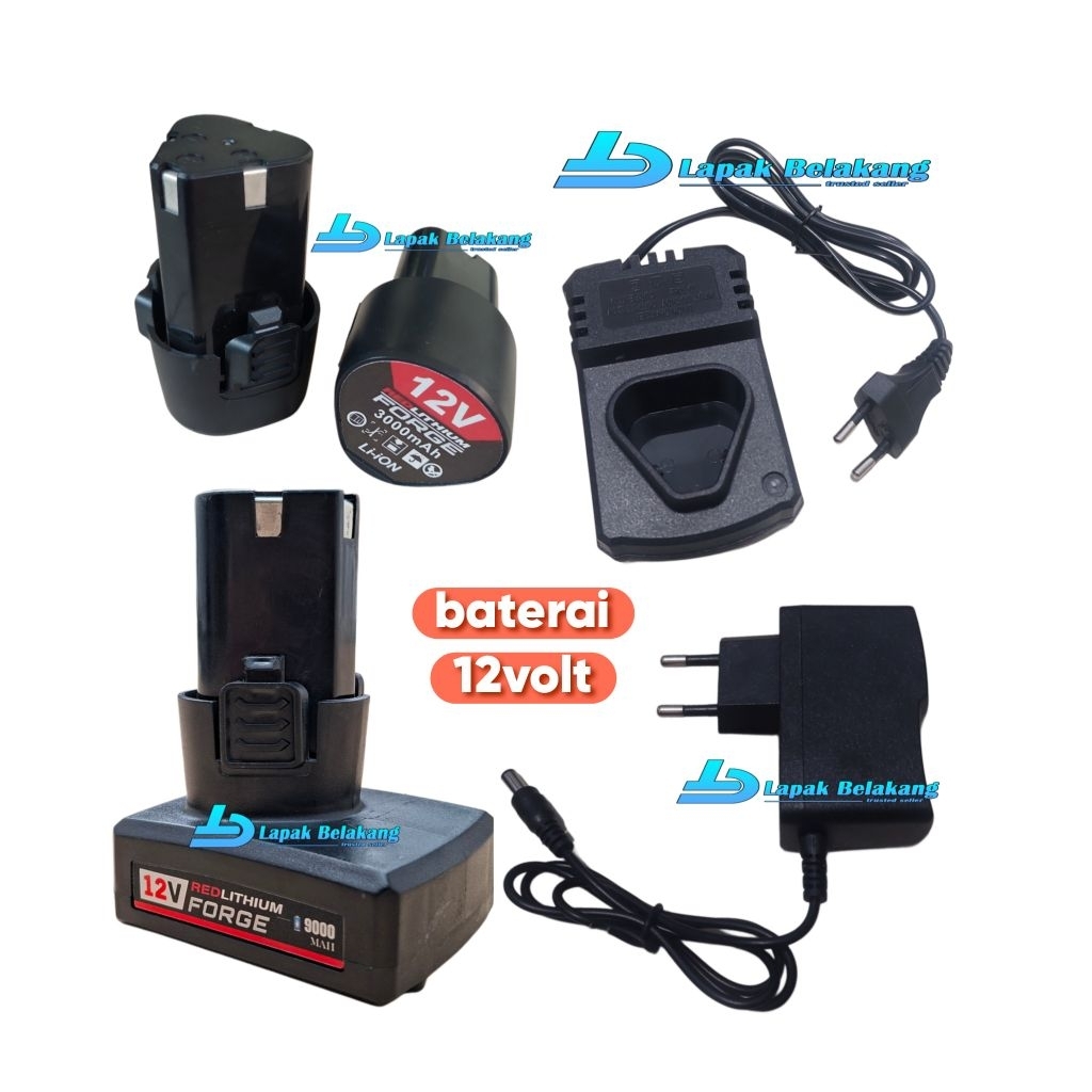 Baterai Bor Cordless 12volt New Upgrade Baterai Bor 12v Jld Apr Gtools Hujia
